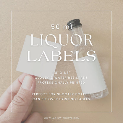 Beverly Hills Bachelorette Shooter Labels, Preppy Birthday Party Tequila Stickers, 30th Birthday Party, Preppy Bach Liquor Label