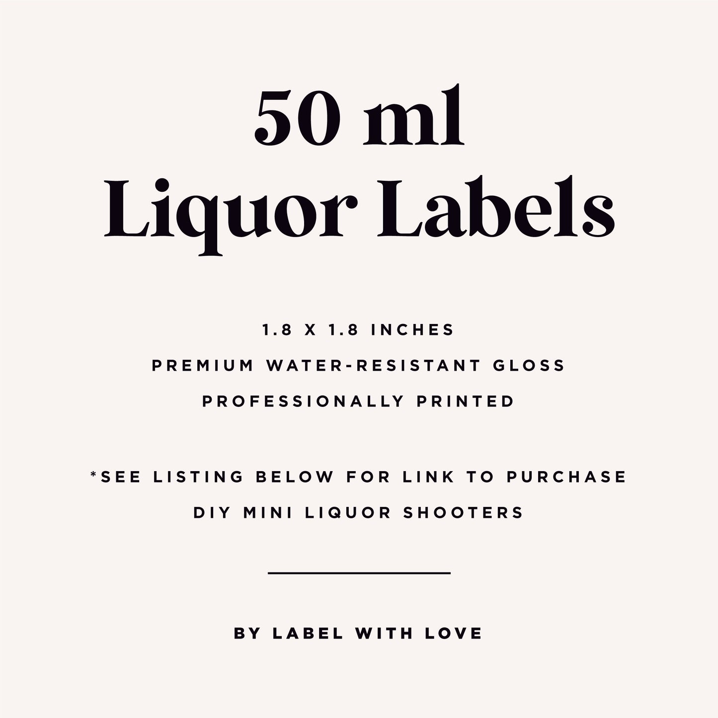 Birthday Tequila Labels 50 mL | 21st Birthday Party Favors | Casamigos Label | 30th 40 50 Birthday Fiesta | DIY Shot Stickers