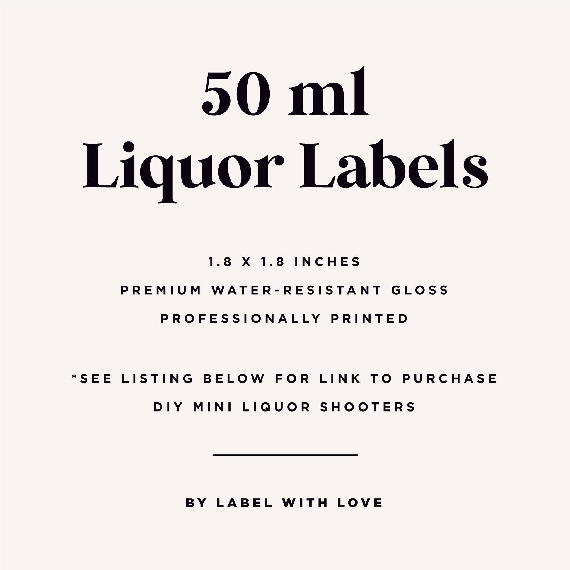 Birthday Tequila Labels 50 mL | 21st Birthday Party Favors | Casamigos Label | 30th 40 50 Birthday Fiesta | DIY Shot Stickers